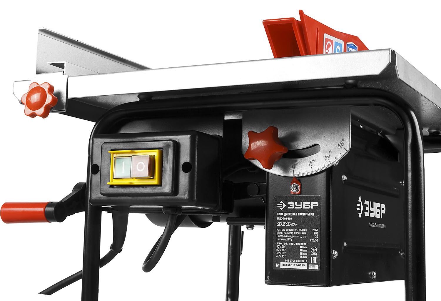 ЗУБР d 200 мм, 800 Вт, настольный распиловочный станок (ЗПДС-200-800)