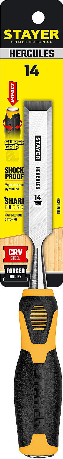 STAYER Hercules, 14 мм, стамеска-долото, Professional (18205-14)