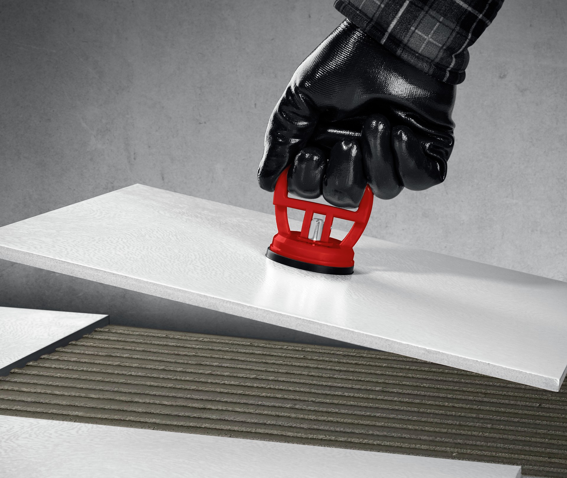 ЗУБР 5 кг, пластмассовый, одинарный, стеклодомкрат на присоске (33724-0)