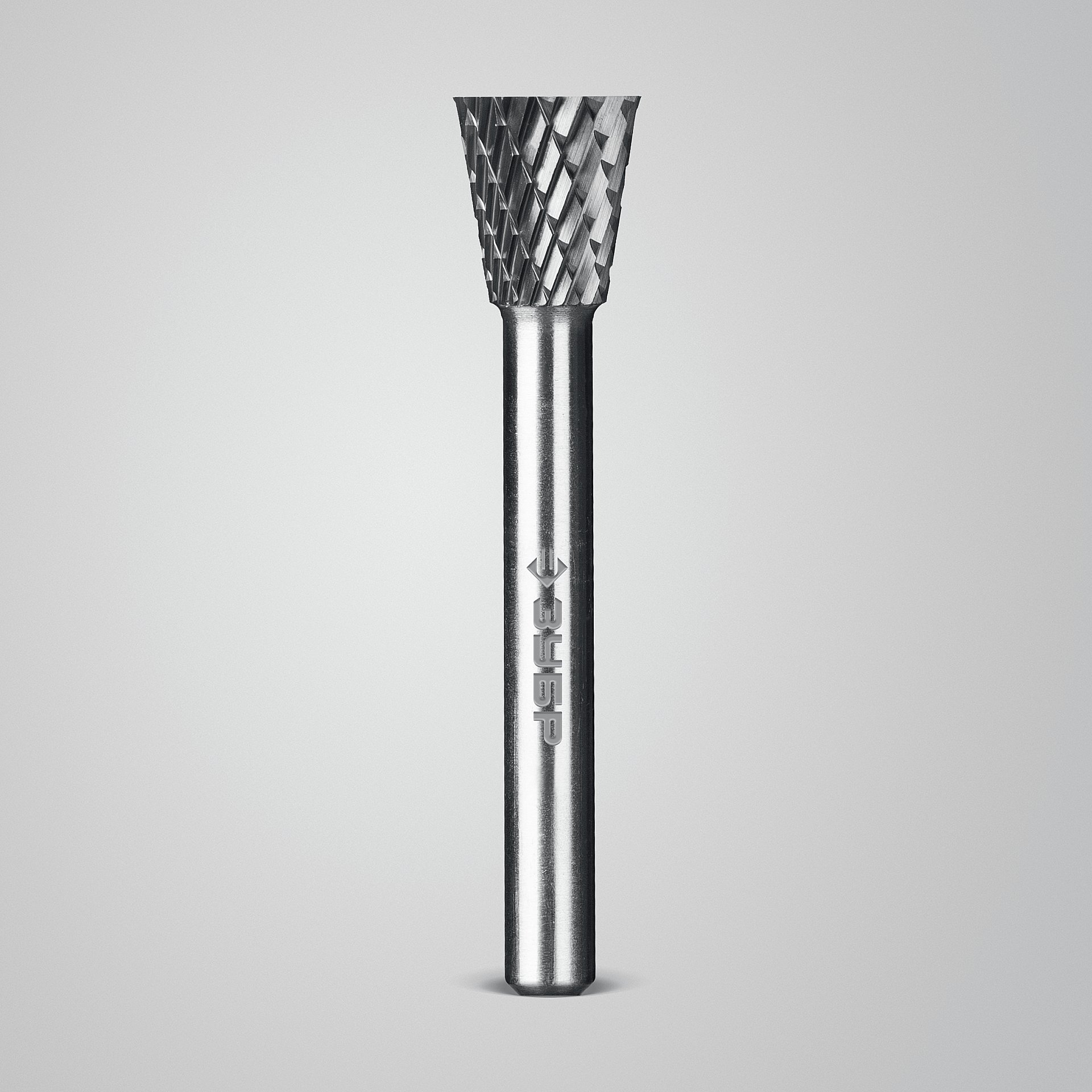 ЗУБР 12х13 мм, тип N (обратный конус, угол 30°), хв-к 6 мм, твердосплавная борфреза, ПРОФЕССИОНАЛ (28812-12-13)