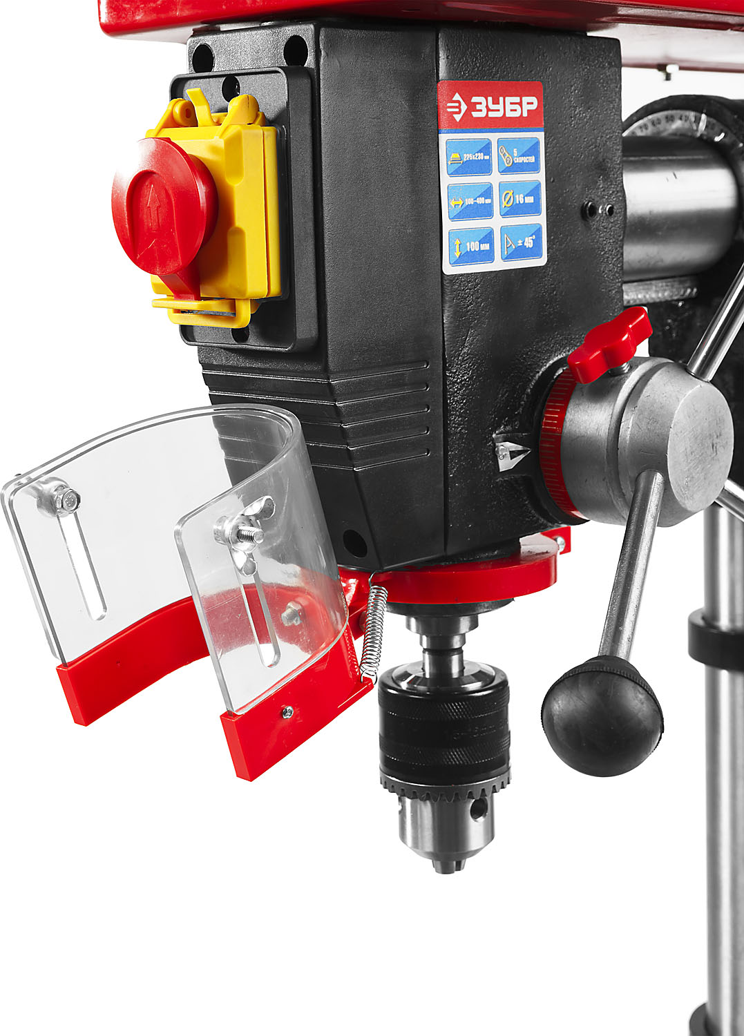 ЗУБР 550 Вт, 16 мм, радиально - сверлильный станок (ЗСС-550)