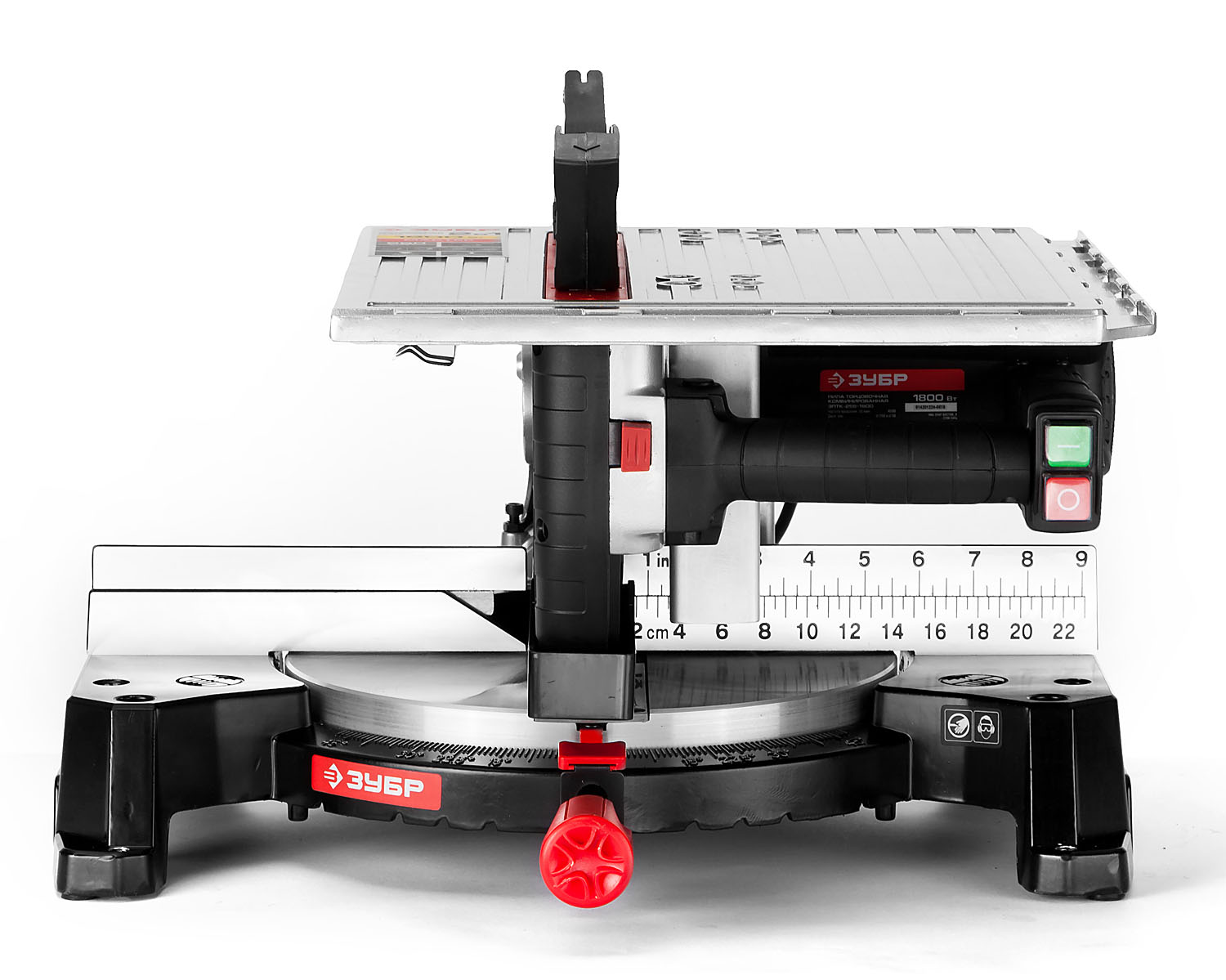 ЗУБР ЗПТК-255-1800 пила торцовочная комбинированная, d 250 х 30 мм, 1800 Вт