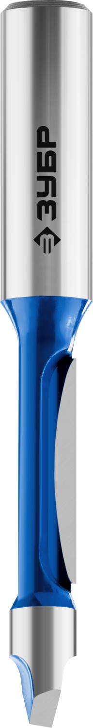 ЗУБР 6 x 19 мм, хвостовик 8 мм, фреза кромочная прямая со сверлом, Профессионал (28726-6)