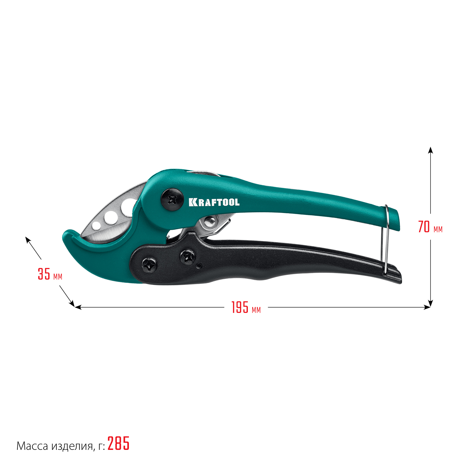 KRAFTOOL до 38 мм, высокоскоростной труборез по металлопластиковым и пластиковым трубам (23381-38)