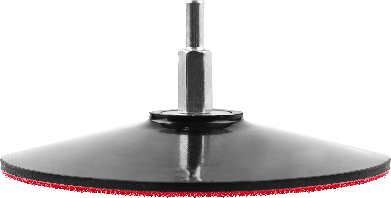 STAYER d 125 мм, резиновая, опорная тарелка на липучке для дрели (35740-125)