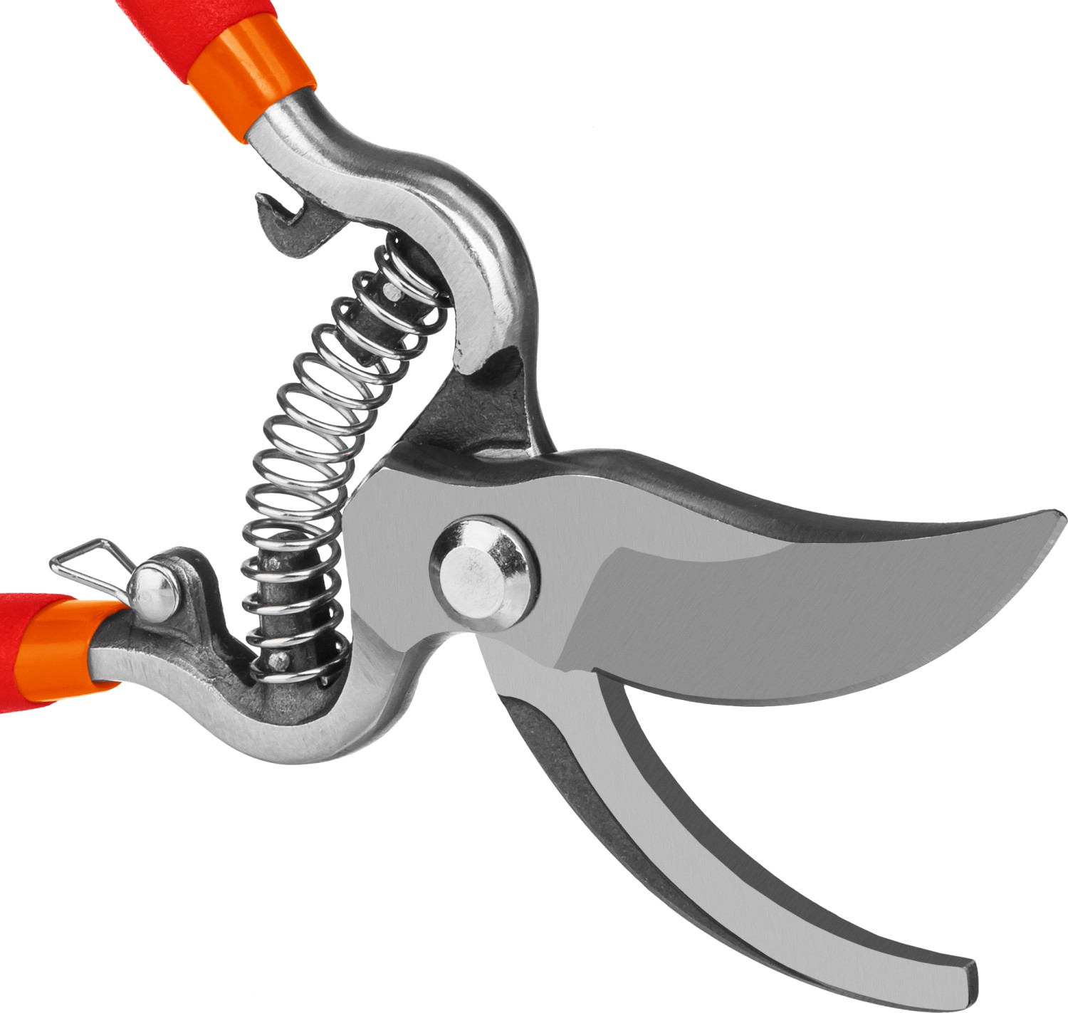 GRINDA G-3, 200 мм, высокоуглеродистая сталь, цельнокованый, покрытие ПВХ, плоскостной секатор (423103)