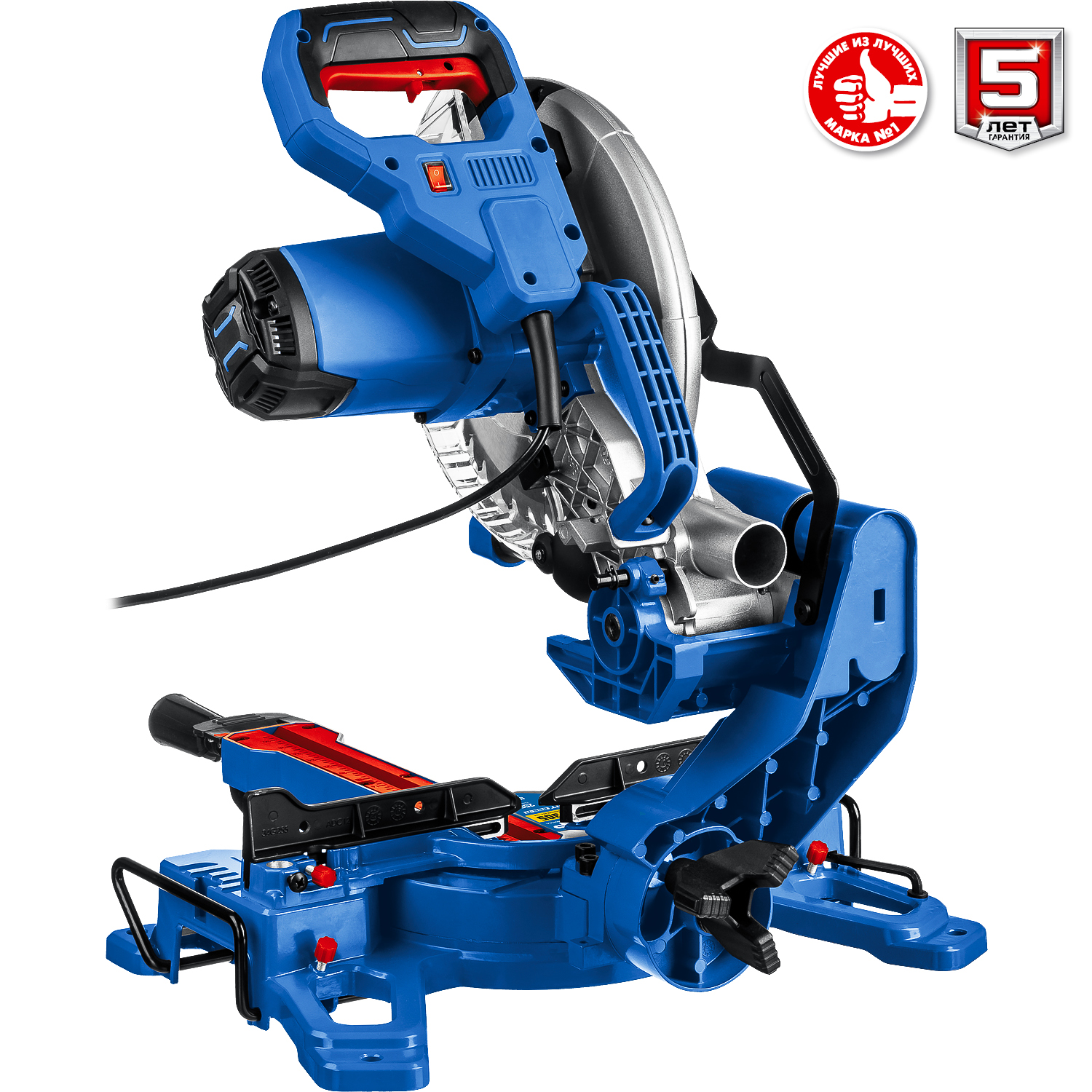 ЗУБР Профессионал ППТ-255-П пила торцовочная с протяжкой, d 255 х 30 мм, 2000 Вт