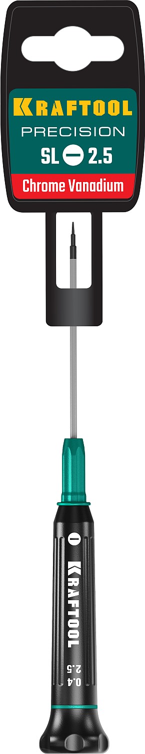 KRAFTOOL Precision, SL2.5, отвертка для точных работ (25681-2.5)