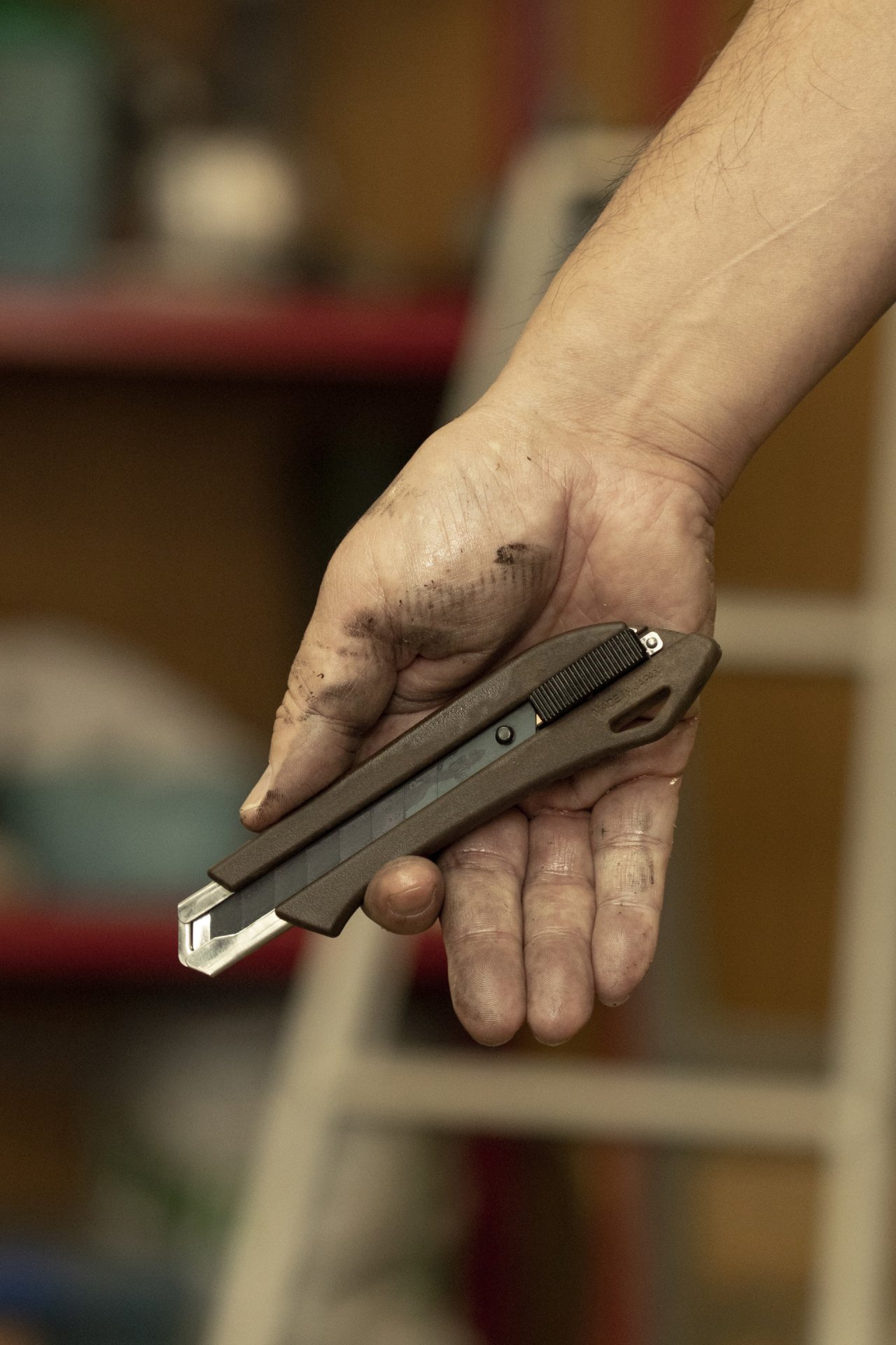 OLFA WOOD-PP Models 18 мм, с сегментированным лезвием, нож (OL-WD-AL)