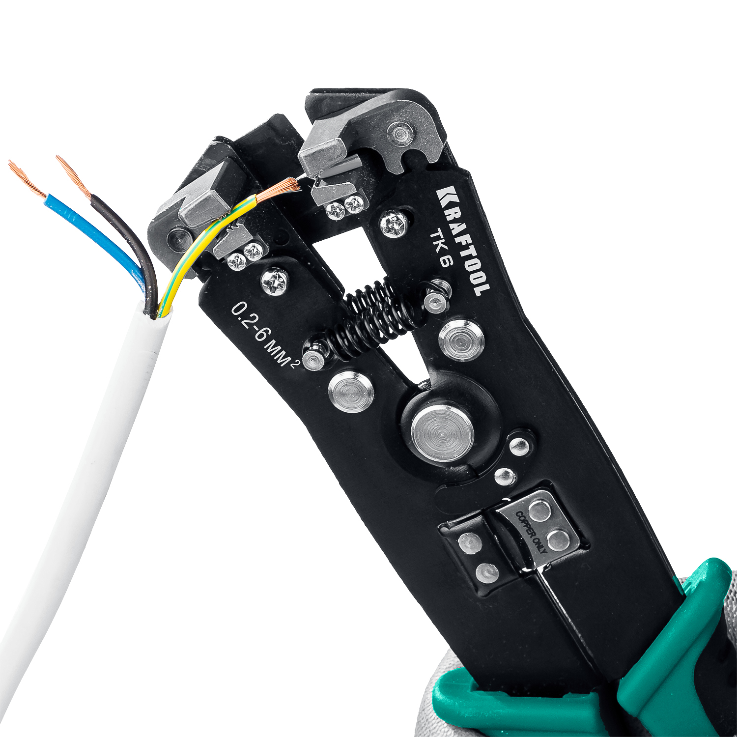 KRAFTOOL TK-6, 0.2 - 6 мм2, автоматический стриппер (22635)