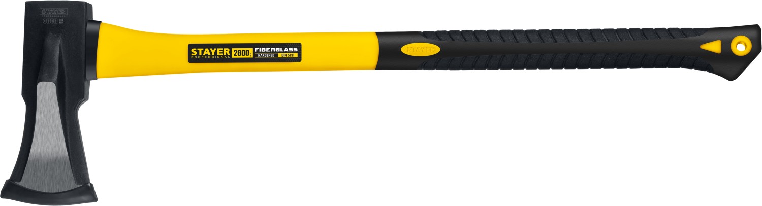 STAYER FIBERGLASS, 2000/2800 г, 680 мм, кованый топор-колун, Professional (20623-20)