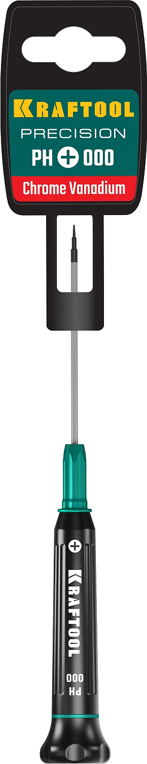 KRAFTOOL Precision PH000, отвертка для точных работ (25682-000)