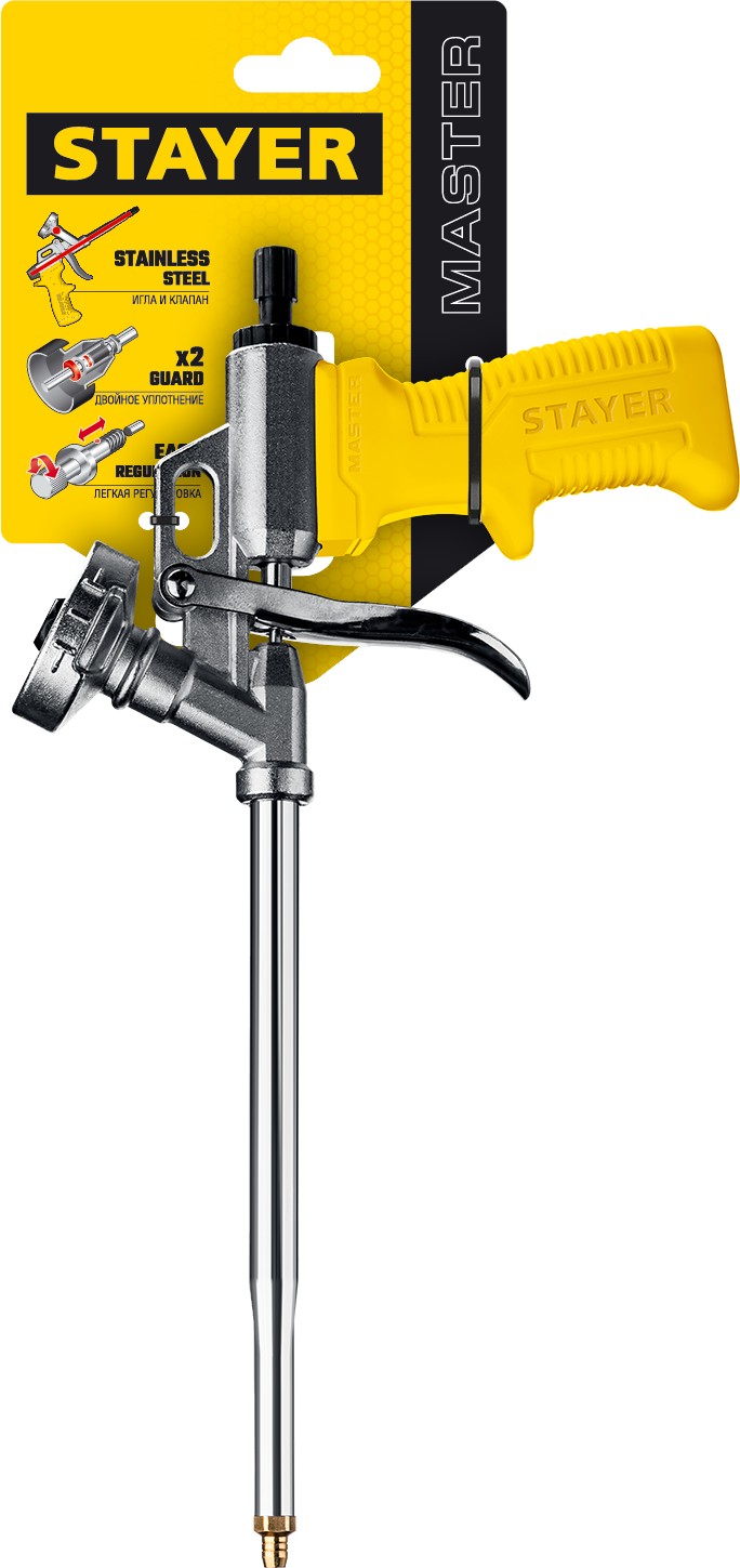 STAYER Master, металлический пистолет для монтажной пены (06863)