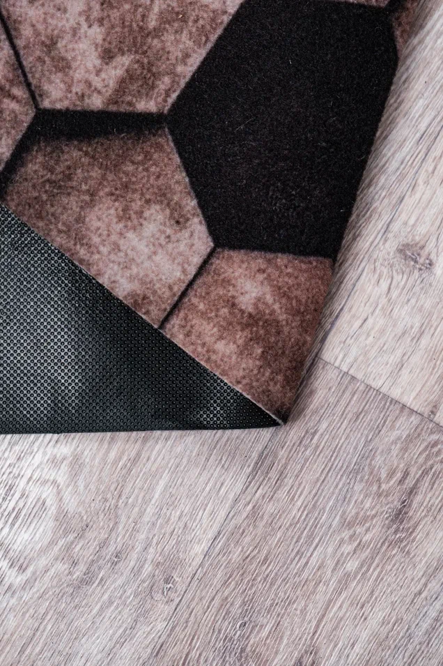 Велюровая дорожка 1,0x15 «Мозаика беж»