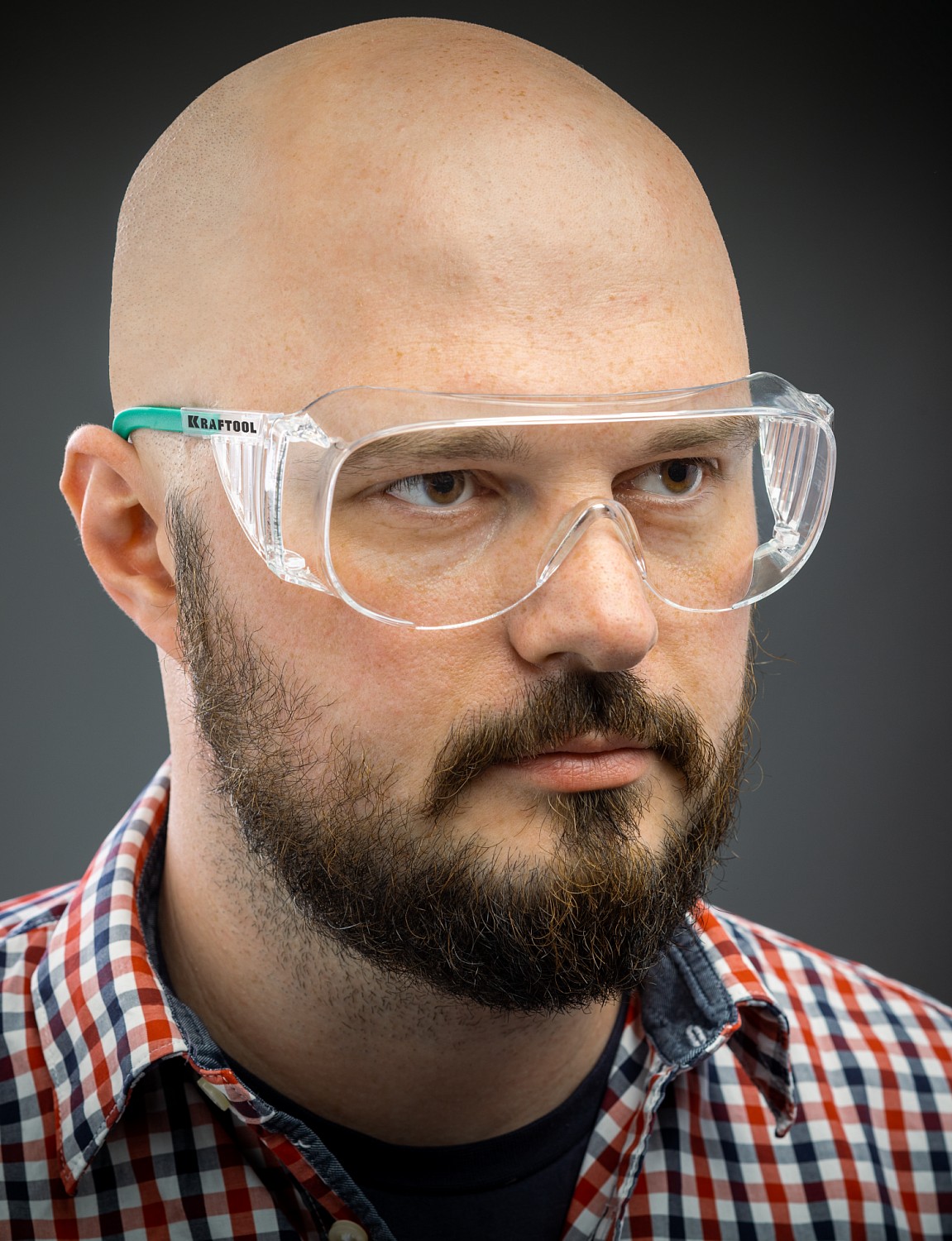 KRAFTOOL ULTRA прозрачные защитные очки, открытые, защита от царапин и запотевания, UV 380, оптический класс 1 (110461)