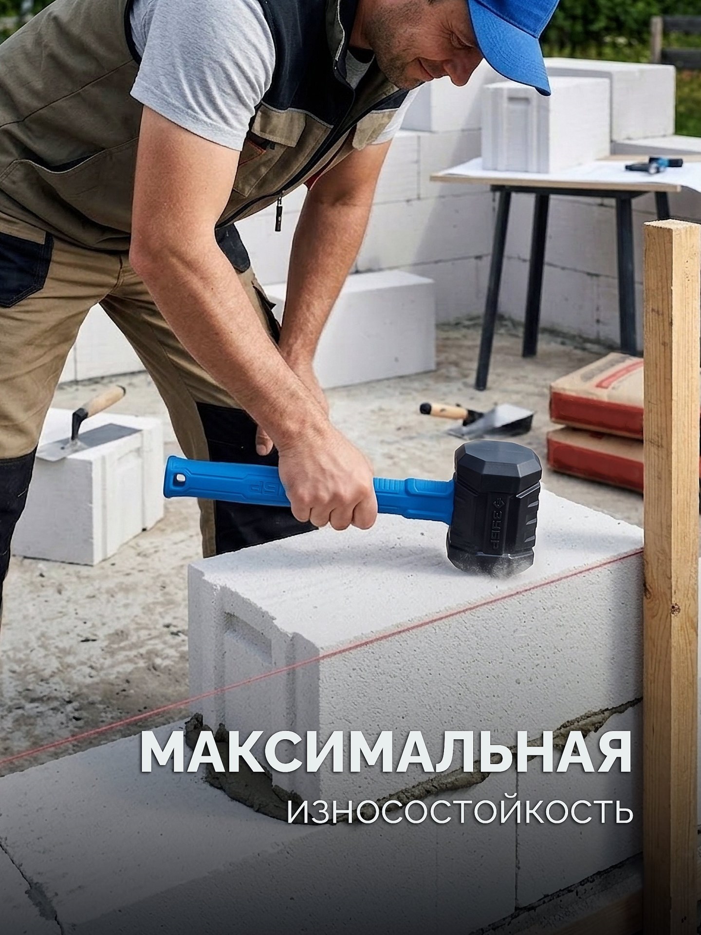 ЗУБР ТЕРМИНАТОР 450 г, черная киянка (20536-450)
