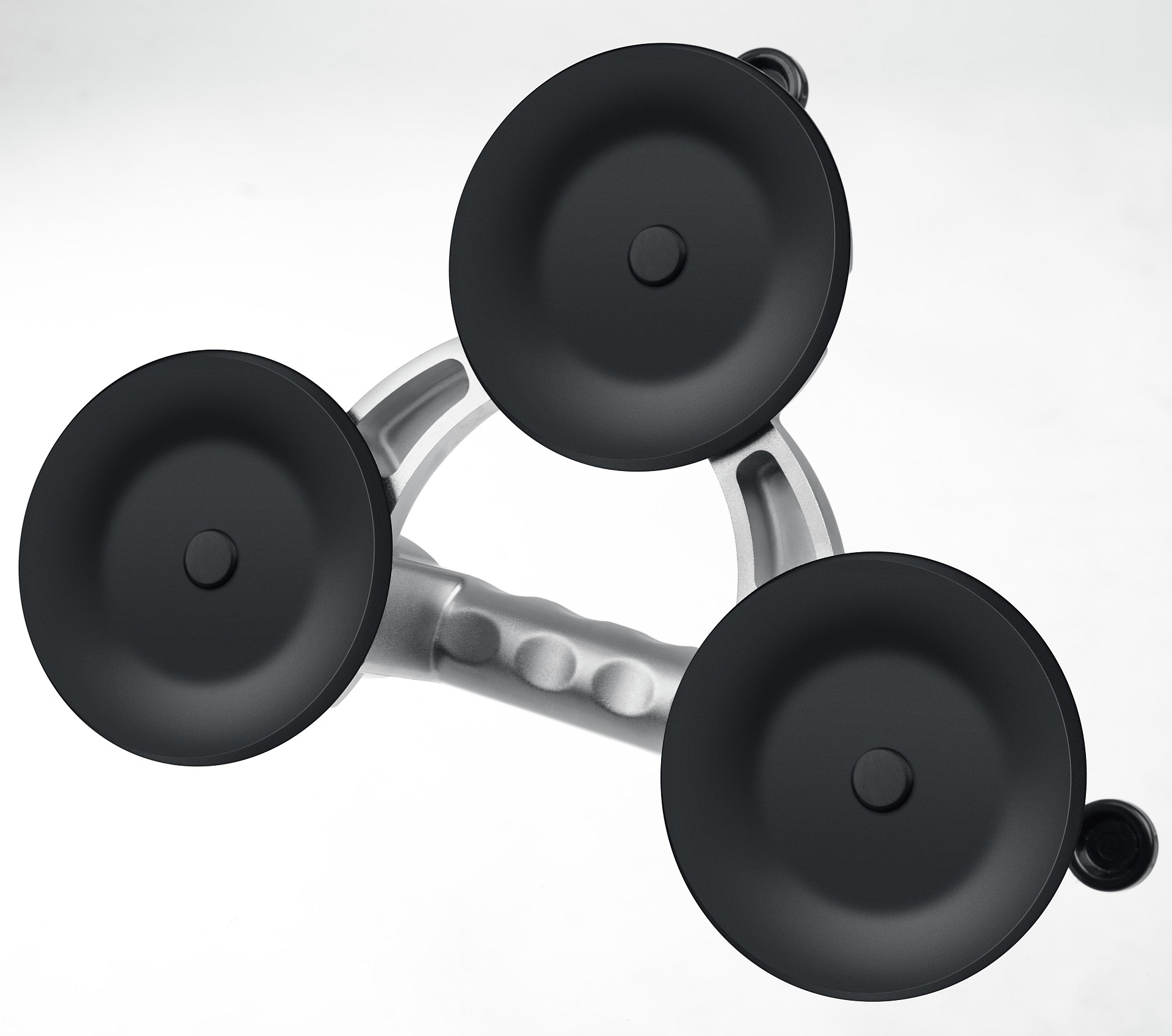 ЗУБР 140 кг, алюминиевый, тройной, стеклодомкрат на присоске, Профессионал (33723-3)