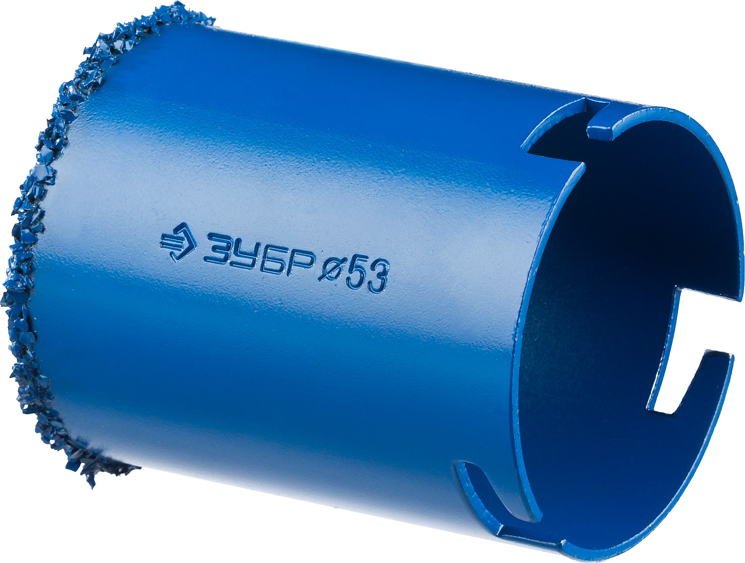 ЗУБР 53 мм, L 55 мм, карбид вольфрама, коронка кольцевая, Профессионал (33350-53)