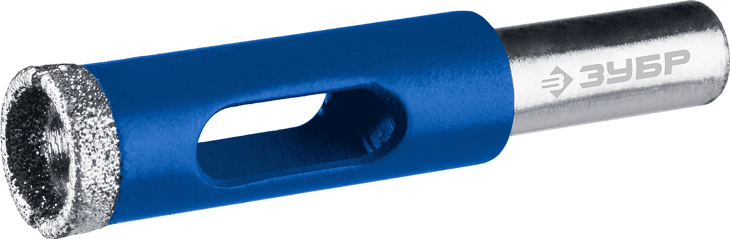 ЗУБР АГК, d 12 мм, Р60, алмазное трубчатое сверло, Профессионал (29850-12)