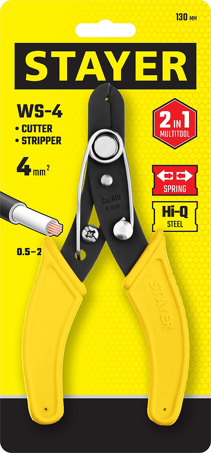 STAYER WS, 0.75 – 2.5 мм2, стриппер для снятия изоляции (23338-13)