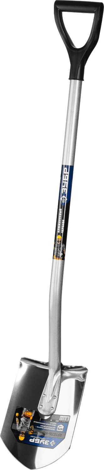 ЗУБР Артель-НС, 280 х 190 х 1200мм, полотно 2 мм закалено, нержавеющая сталь, алюминиевый изогнутый черенок, штыковая лопата, Профессионал (39407)