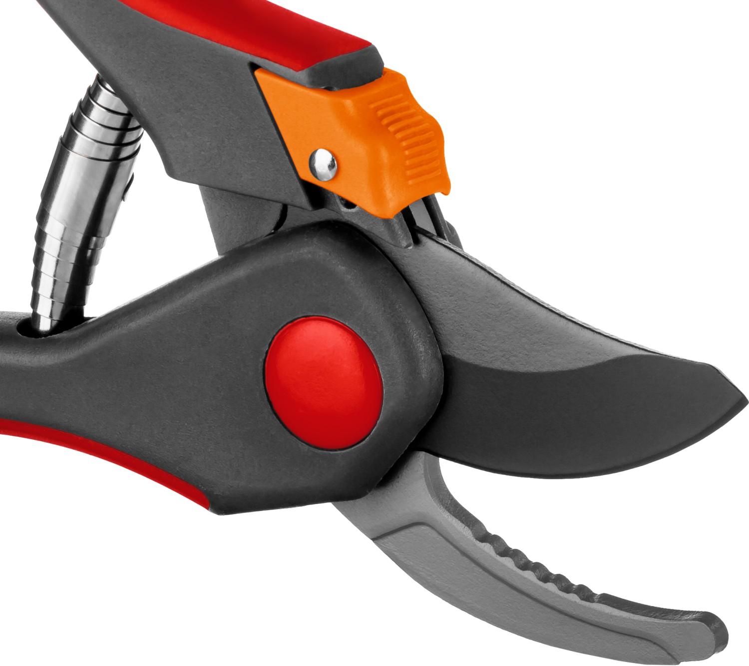 GRINDA G-26, 205 мм, углеродистая сталь, закаленные лезвия, тефлоновое покрыт., двухкомпонентные пластиковые рукоятки, плоскостной секатор (8-423102)