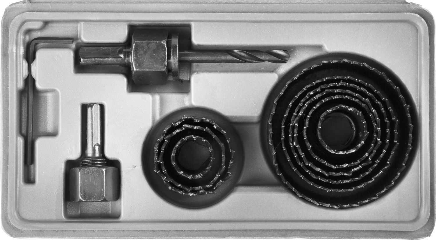 STAYER Maxcut, 9 шт, 19-64 мм, набор кольцевых коронок по дереву (29600-H11)
