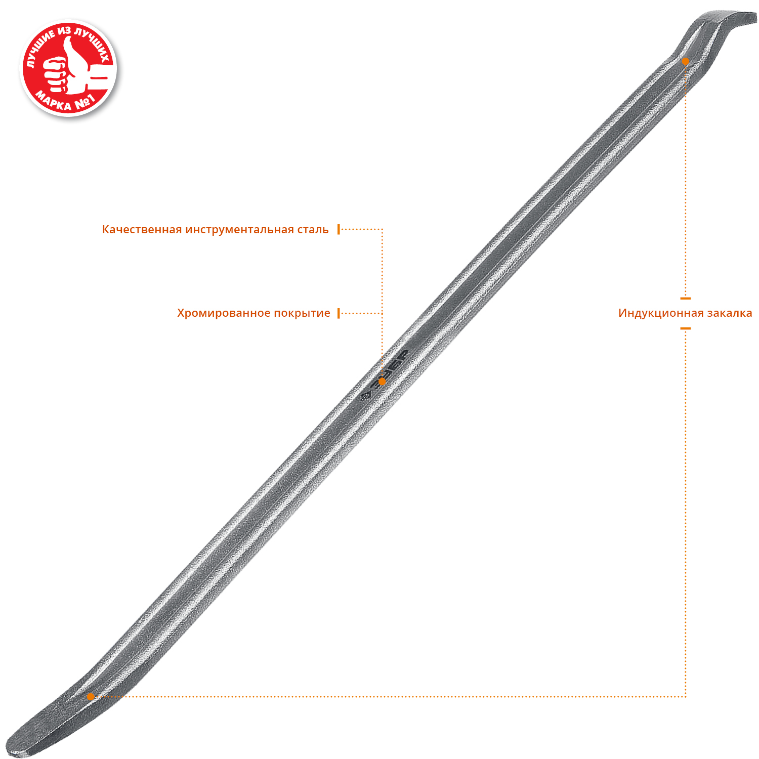 ЗУБР 400 мм, плоская монтировка, Профессионал (27560-40)