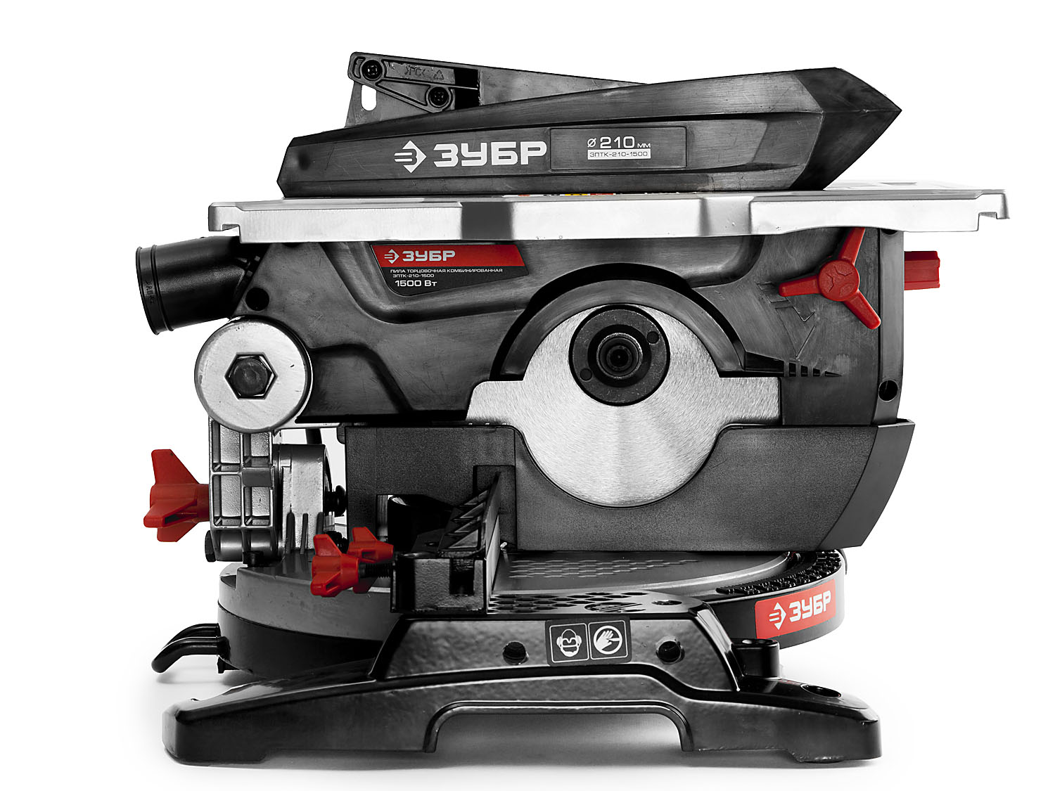 ЗУБР Ø 210, 1500 Вт, пила торцовочная комбинированная (ЗПТК-210-1500)