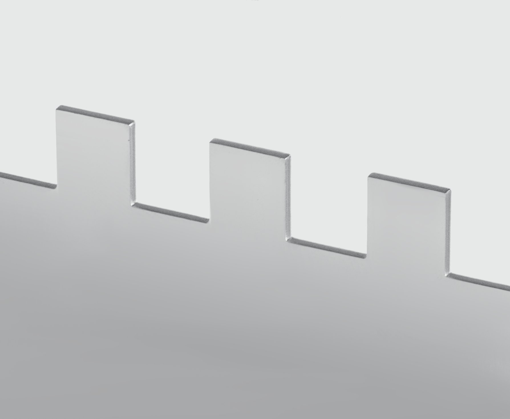 KRAFTOOL BUNKER-4 зуб 8, 10, 12 мм, полукруг 10х20 мм, нерж. сталь, Раздвижная гребенка для плитки (08081)