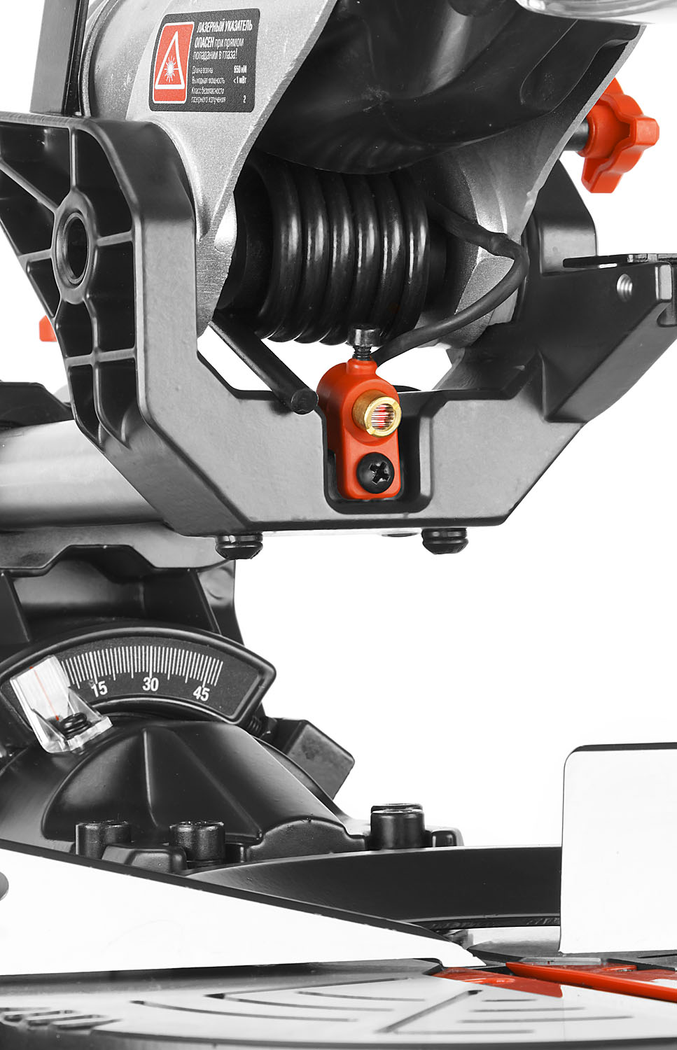 ЗУБР ЗПТ-255-1800 ПЛ пила торцовочная с протяжкой, d 255 х 30 мм, 1800 Вт
