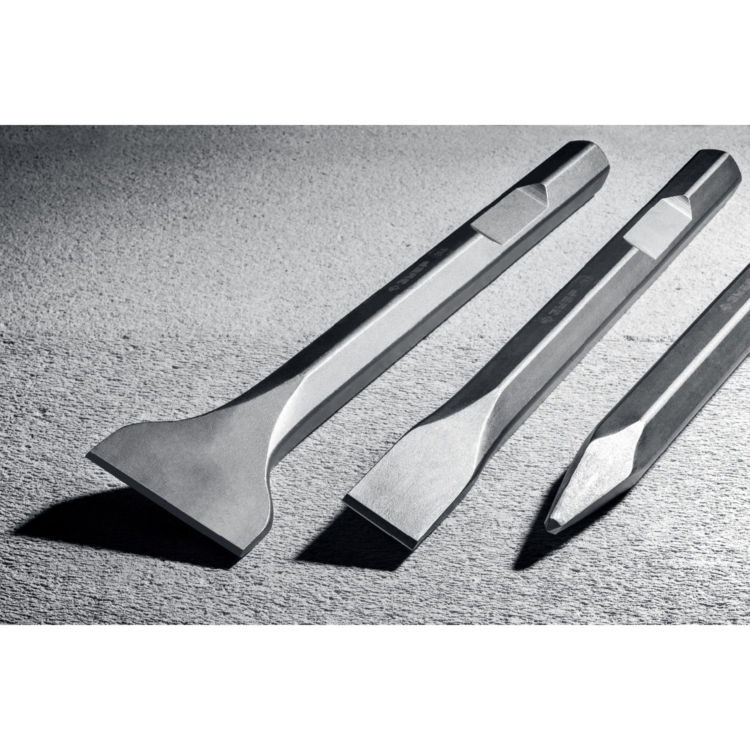 ЗУБР БУРАН, 400 мм, HEX 28, пикообразное зубило (29380-00-400)