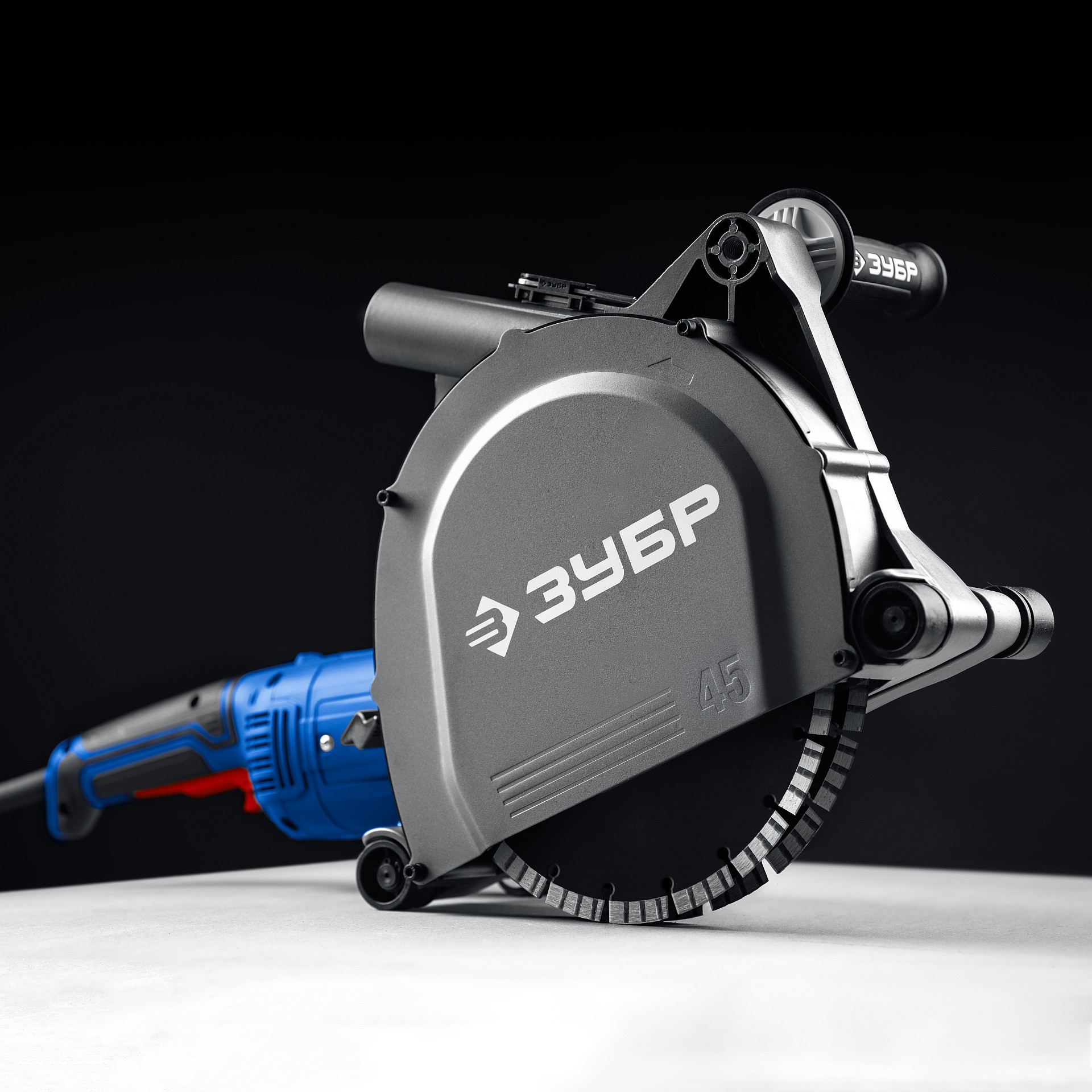 ЗУБР d 180 мм, 2200 Вт, 45 мм, штроборез (бороздодел), Профессионал (ЗШ-П45-2200 ПТ)