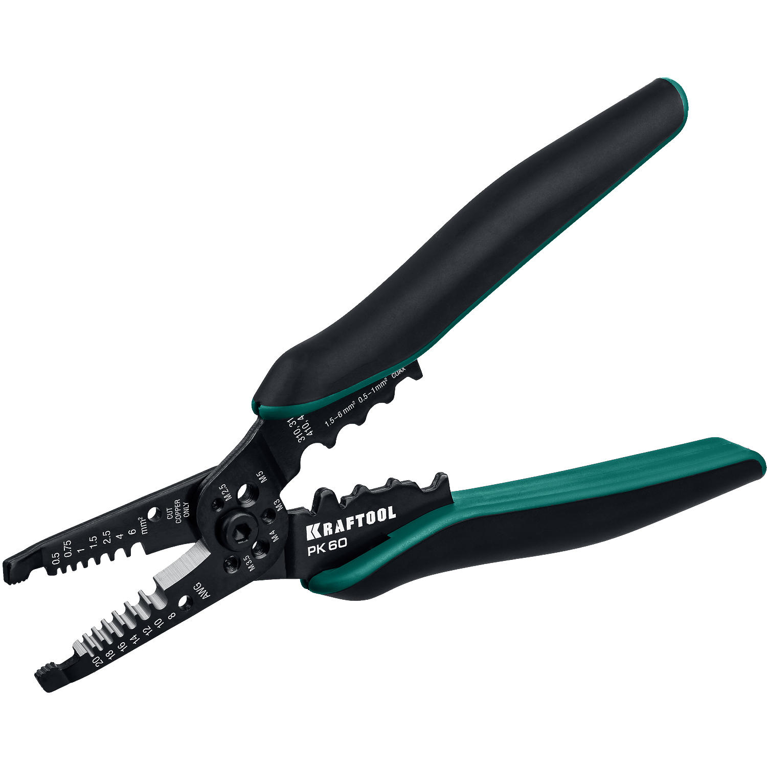 KRAFTOOL PK-60, 0.5 - 6 мм2, многофункциональный стриппер (22658)