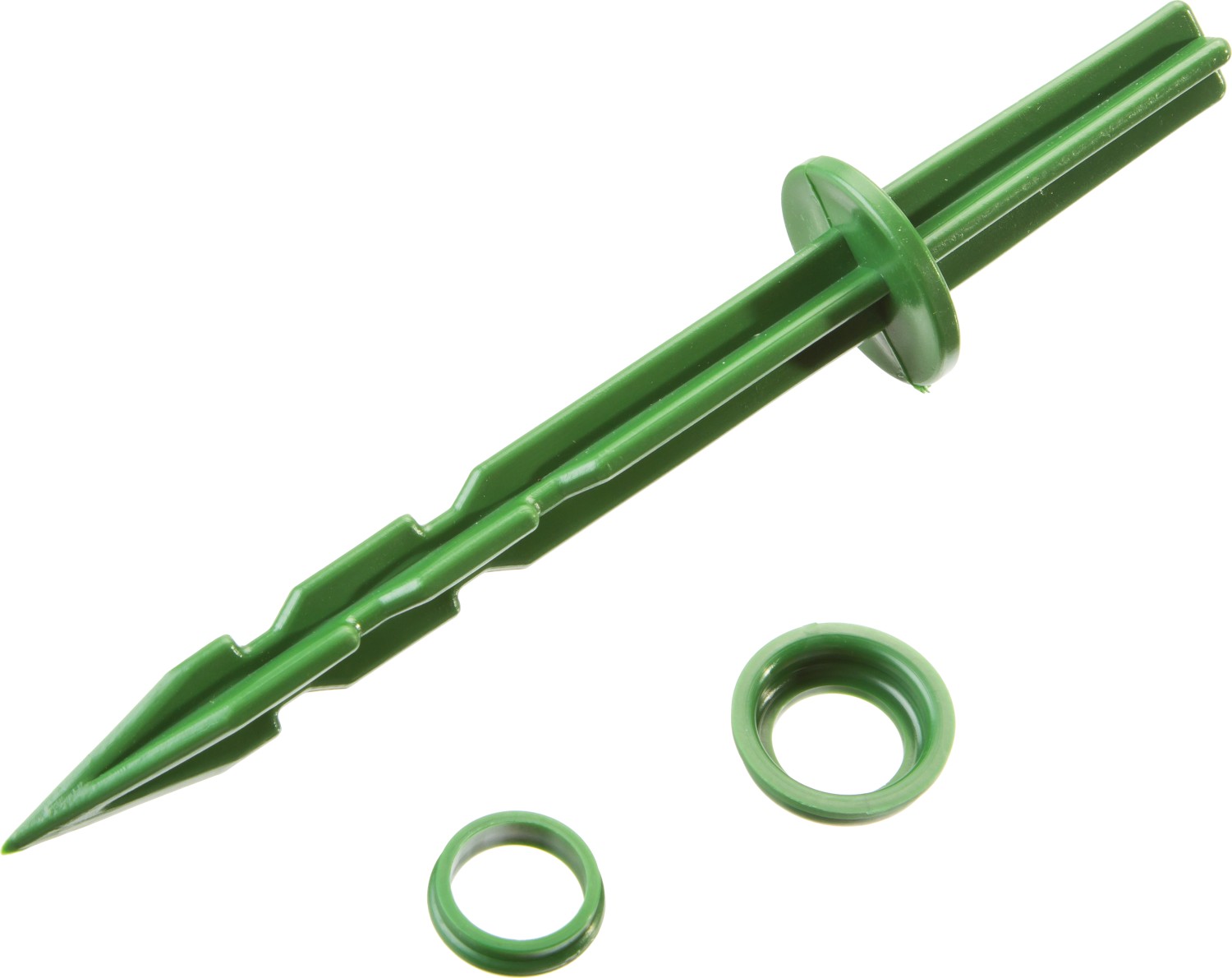 GRINDA 200 мм, зеленые, полипропилен, 10 шт, садовые колышки (422319)