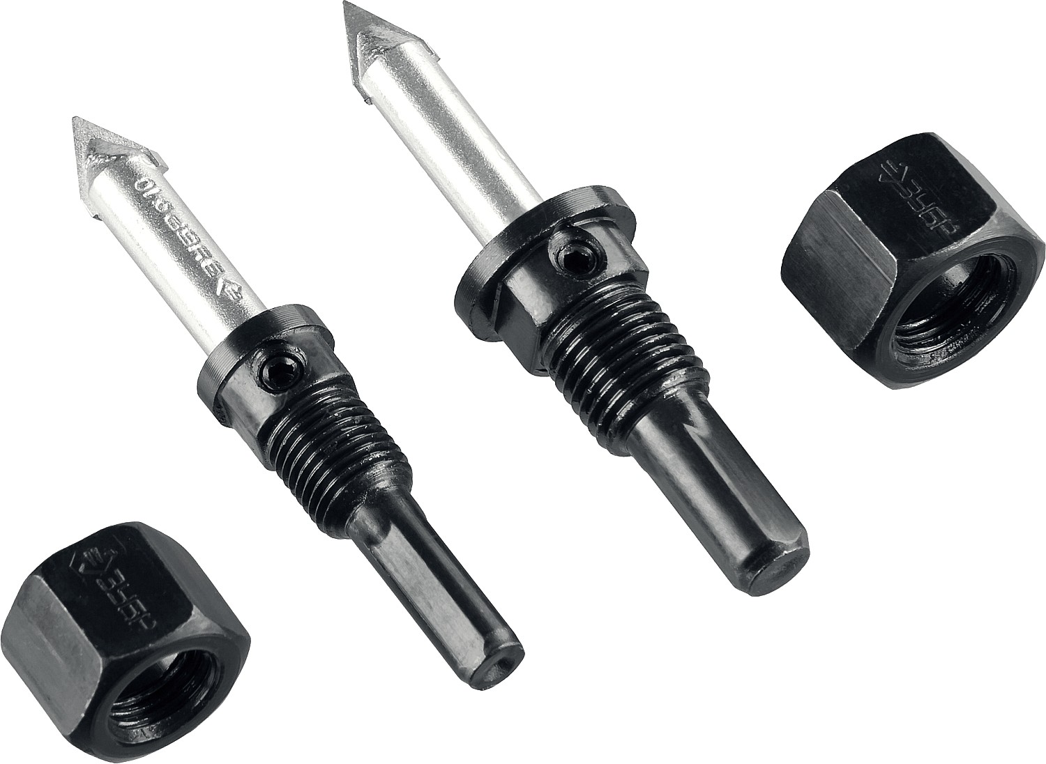 ЗУБР 6 шт, d 22, 28, 35, 44, 68, 73 мм, L 25 мм, карбид вольфрама, набор коронок-чашек с оснасткой, Профессионал (33360-H6)