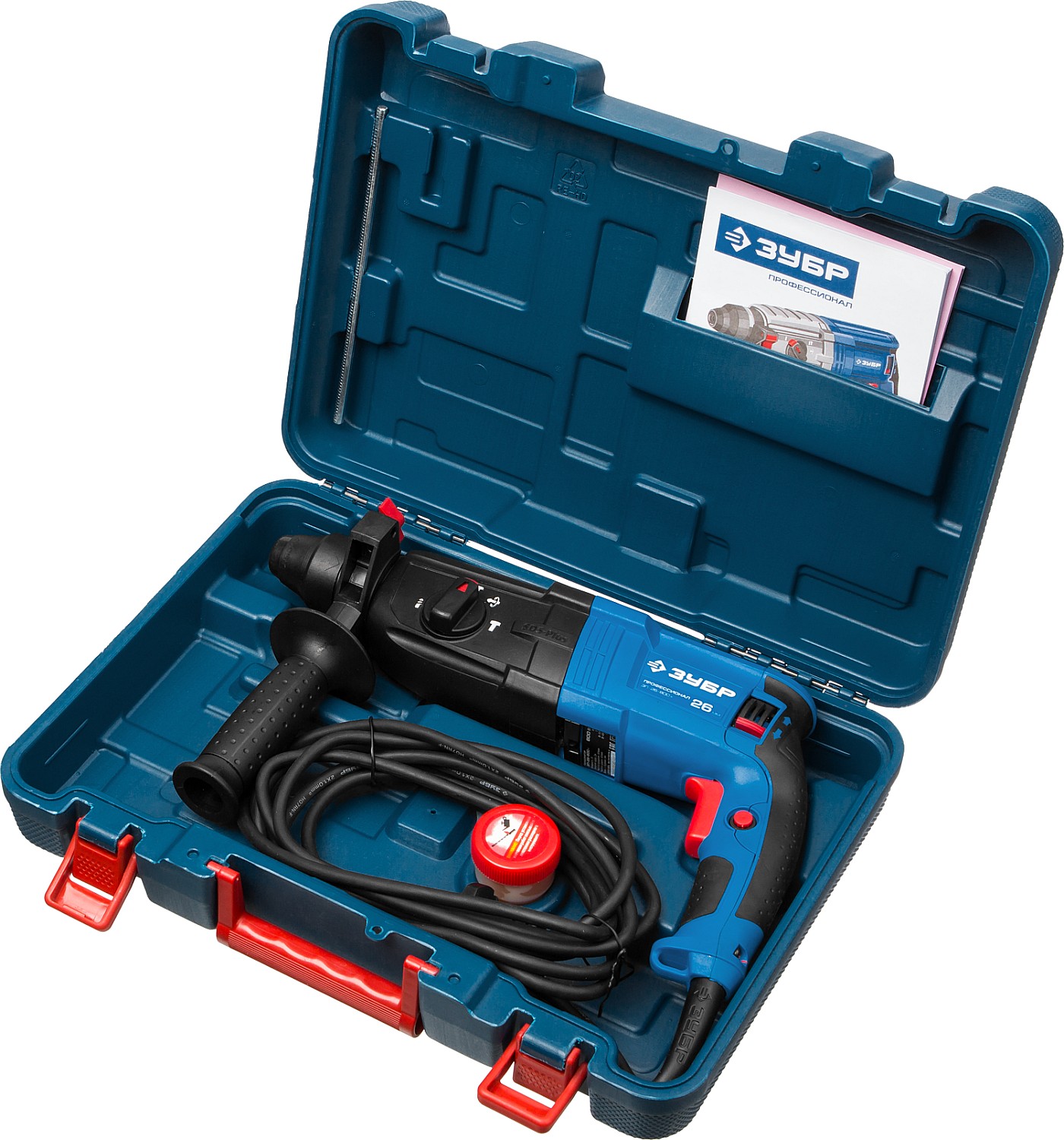 ЗУБР 26 мм, 800 Вт, перфоратор SDS Plus, Профессионал (ЗП-26-800 К)