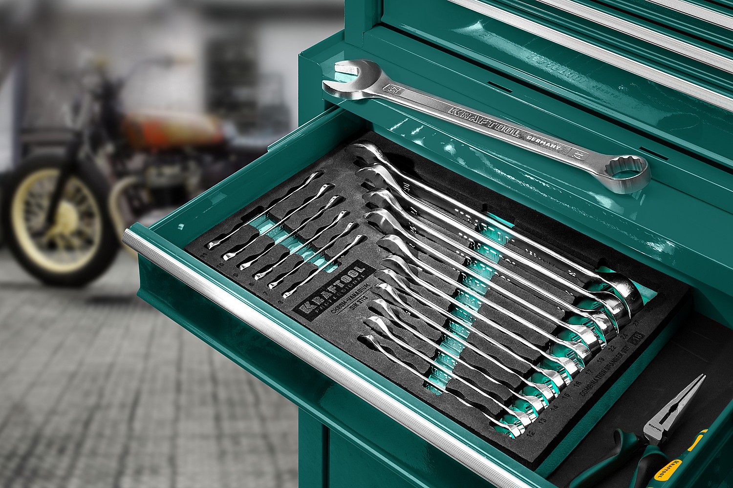 KRAFTOOL 18 шт, 6 - 32 мм, набор комбинированных гаечных ключей (27079-H18E)