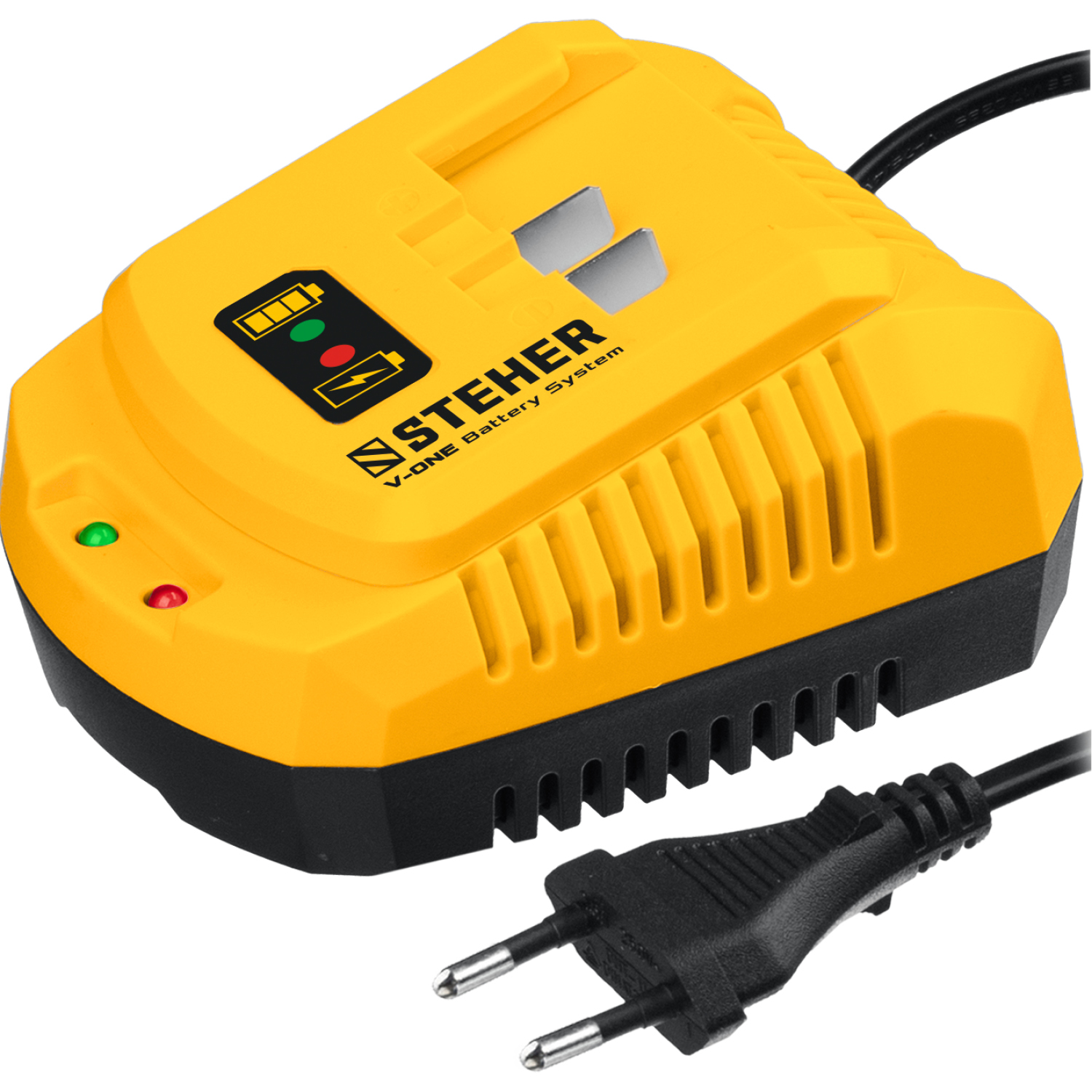 STEHER V1, 20 В, 45 Н·м, 2 АКБ (2 А·ч), бесщеточная дрель-шуруповерт, кейс (CDB-200-2)