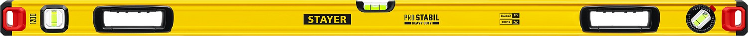 STAYER PRO STABIL, 1200 мм, усиленный профиль, уровень с поворотным глазком, Professional (3471-120)
