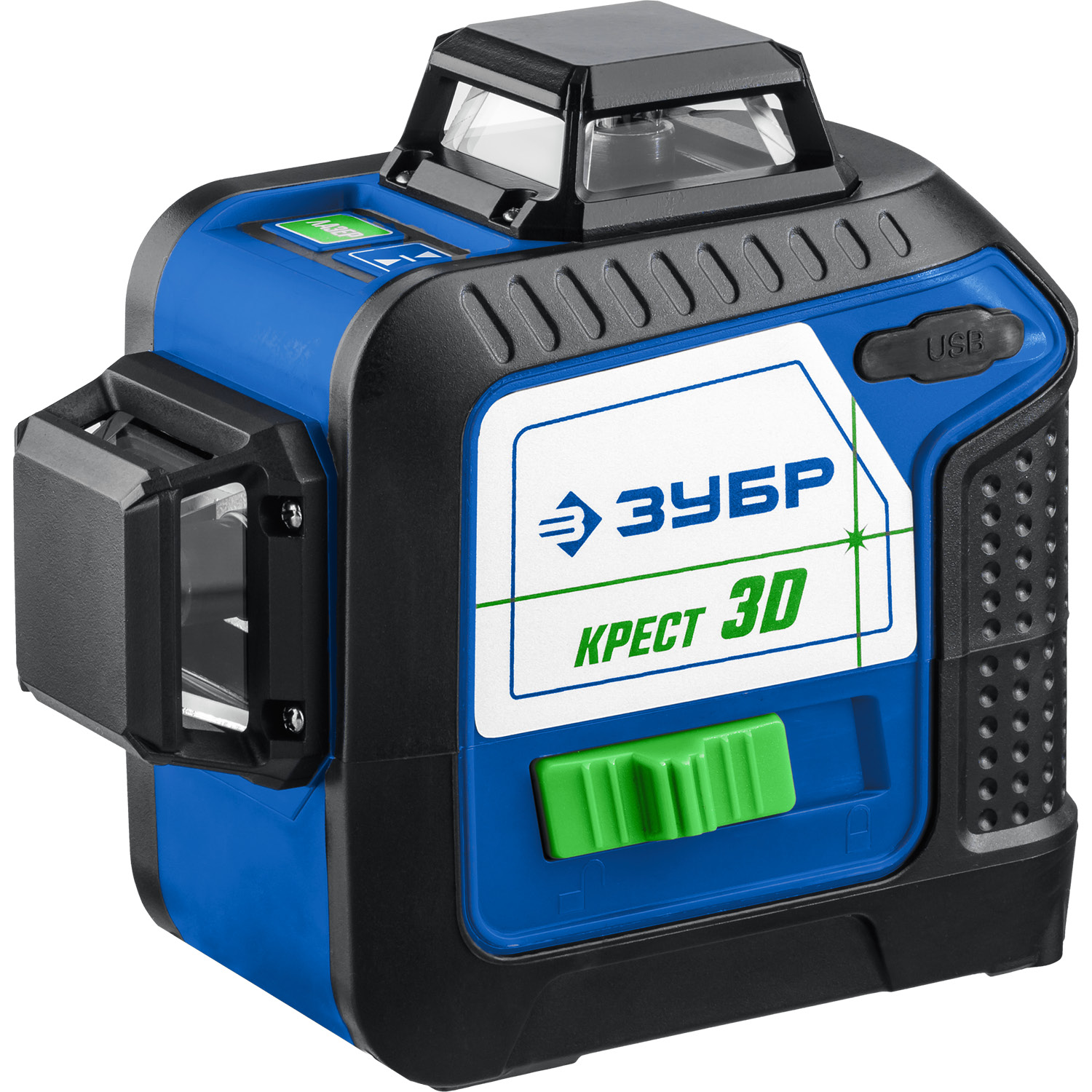 ЗУБР КРЕСТ 3D, лазерный нивелир, Профессионал (34909)