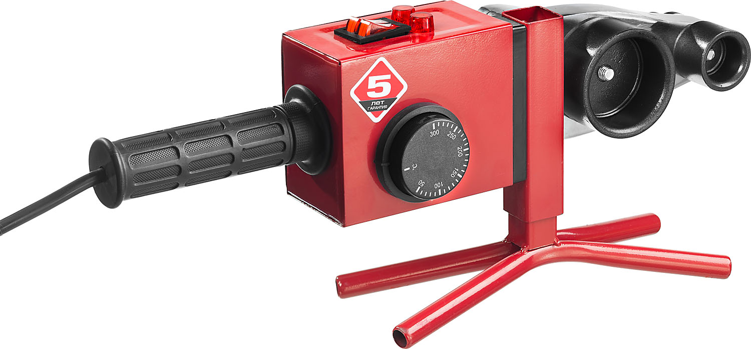 ЗУБР 2000 / 1000 Вт, паяльник для полипропиленовых труб, 6 насадок в комплекте (АСТ-2000)