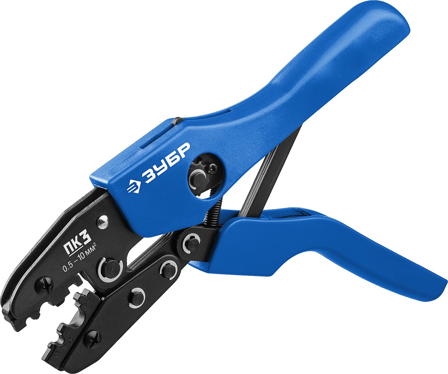 ЗУБР ПК-3, 0.5 - 10 мм2, пресс-клещи для медных наконечников и гильз, Профессионал(45456-3)