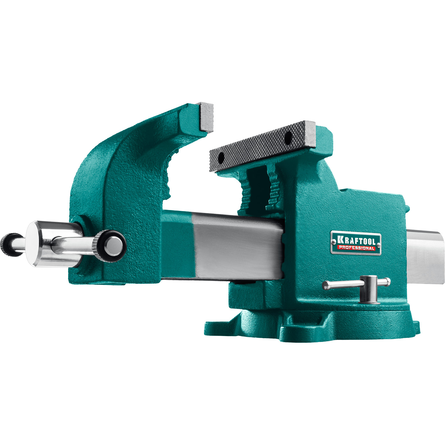 KRAFTOOL STEEL, 250 мм, стальные слесарные тиски (32701-250)