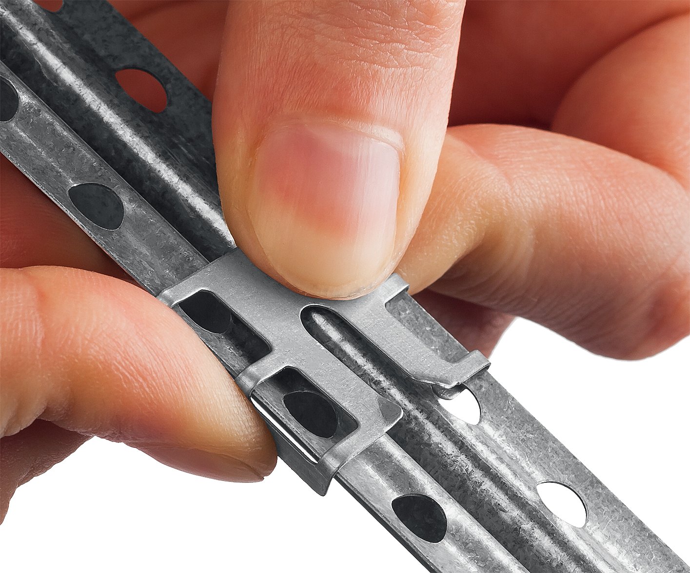 ЗУБР КРЕММЕР-50, 50 шт, крепление для установки маячковых профилей (30950-50)