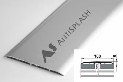 Пороги алюминиевые ПС-06 100x5 мм, без покрытия