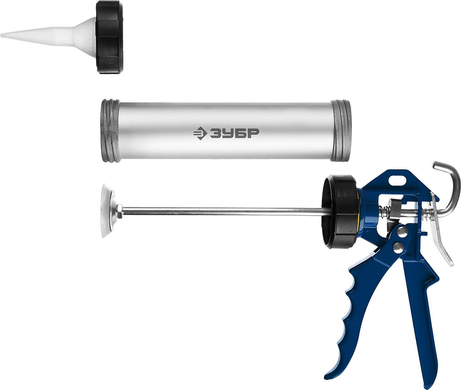 ЗУБР 310 мл, закрытый, пистолет для герметика, Профессионал (06633-31)