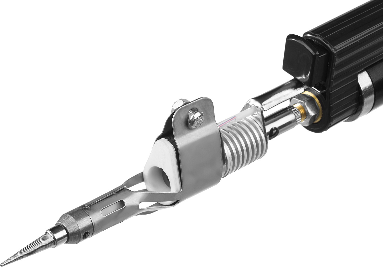 STAYER PS 400, 45 Вт, 1200°С, в наборе: 5 в 1, пьезоподжиг, горелка, фен, 4 жала, газовый паяльник, Professional(55505-H6)