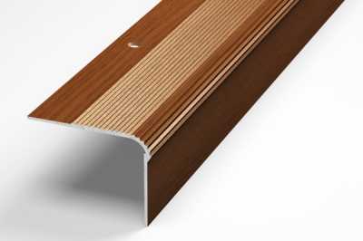 Пороги алюминиевые ПУ-02 54x41,8 мм, вишня