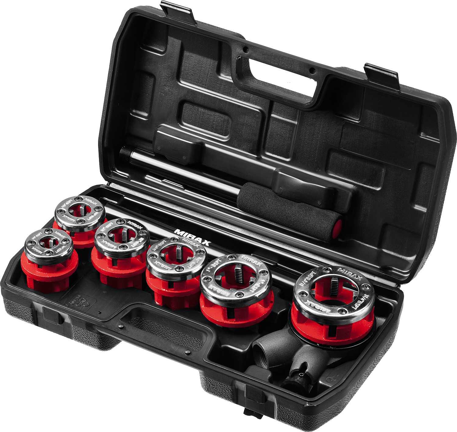 MIRAX набор клуппов с трещоткой №6 (28240-H6)